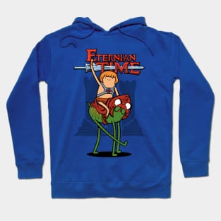 Funny Cute Superhero 80's Cartoon Adventure Mashup Parody Hoodie